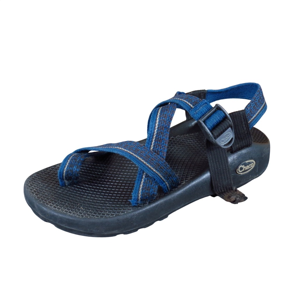 Chaco Z/2 Mens Sport Sandals Size 7 Hiking Water Shoes Blue Black Vibram Sole